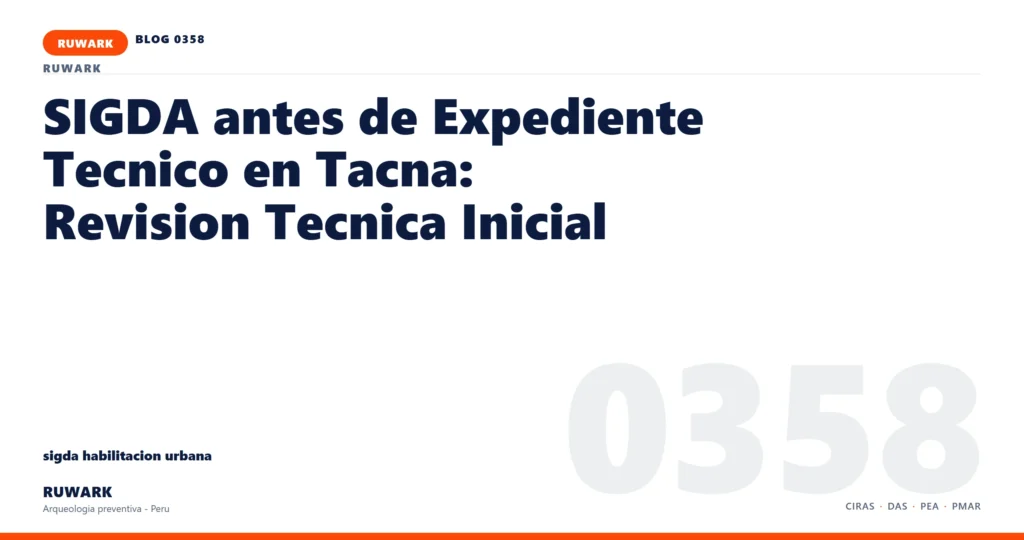 plano - RUWARK arqueologia preventiva Peru