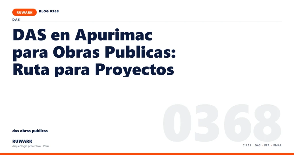 riesgo - RUWARK arqueologia preventiva Peru
