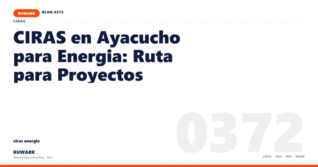 observacion - RUWARK arqueologia preventiva Peru
