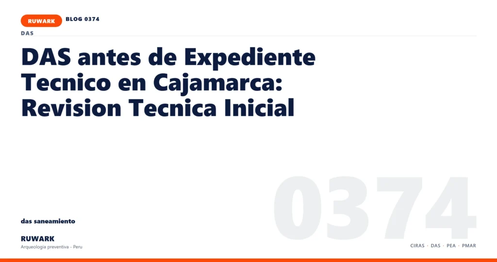 antecedentes - RUWARK arqueologia preventiva Peru