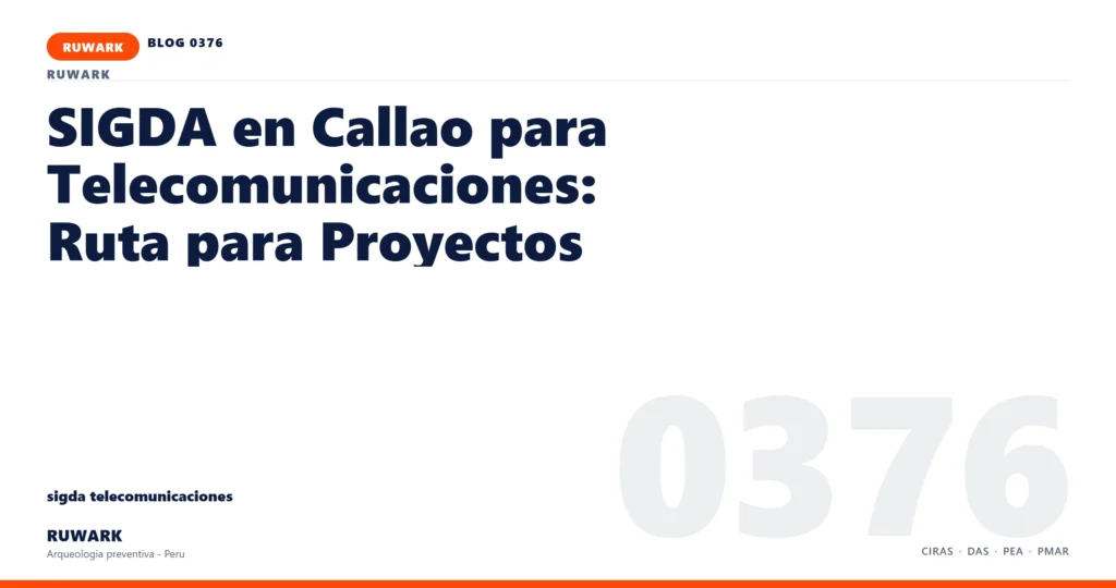 cronograma - RUWARK arqueologia preventiva Peru