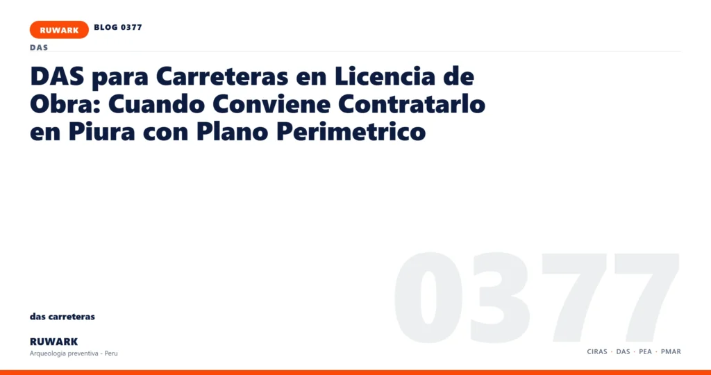 categoria - RUWARK arqueologia preventiva Peru