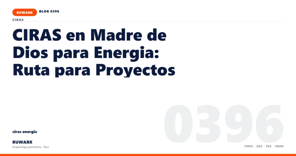 cronograma - RUWARK arqueologia preventiva Peru