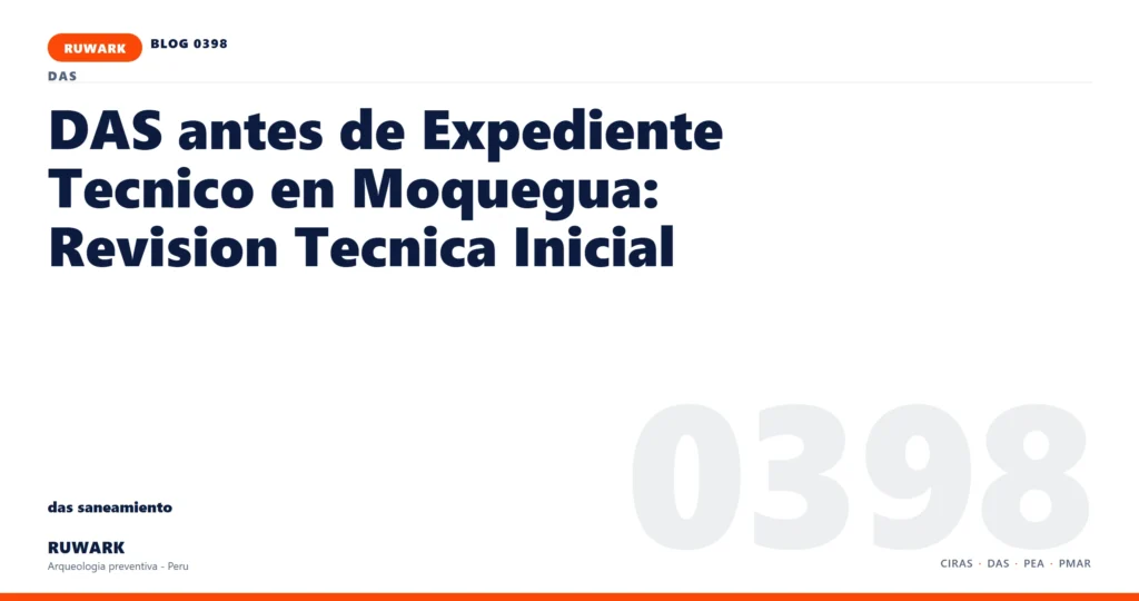 observacion - RUWARK arqueologia preventiva Peru