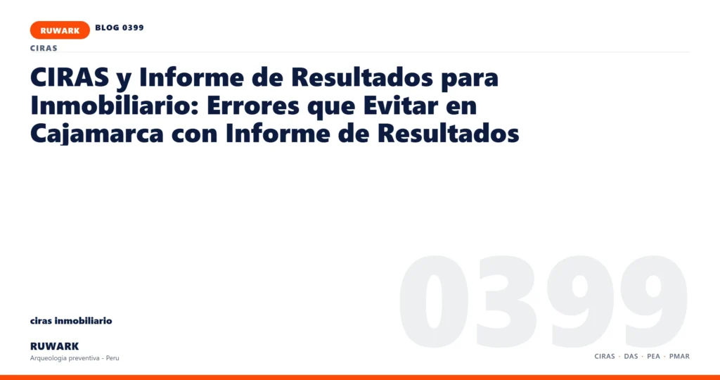 frentes - RUWARK arqueologia preventiva Peru