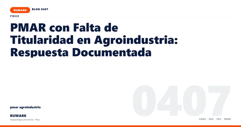 falta - RUWARK arqueologia preventiva Peru