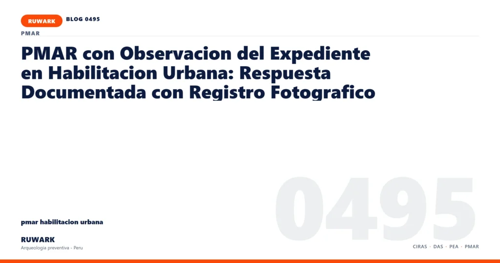observacion - RUWARK arqueologia preventiva Peru
