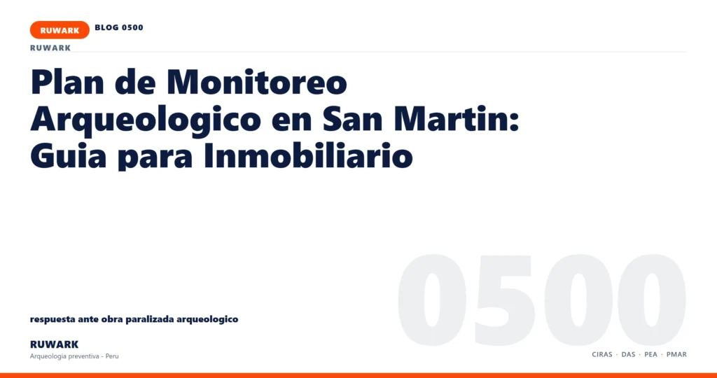 obra - RUWARK arqueologia preventiva Peru