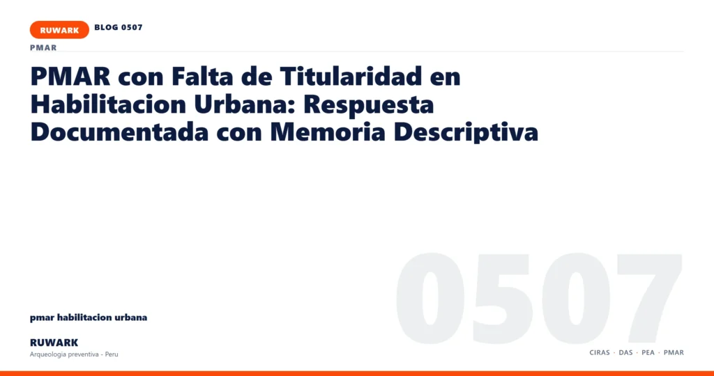 falta - RUWARK arqueologia preventiva Peru