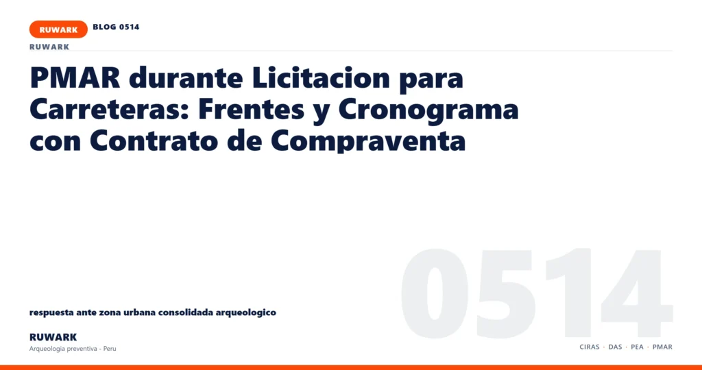 zona - RUWARK arqueologia preventiva Peru