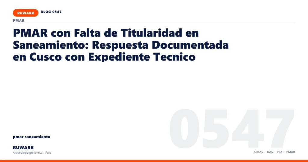 falta - RUWARK arqueologia preventiva Peru