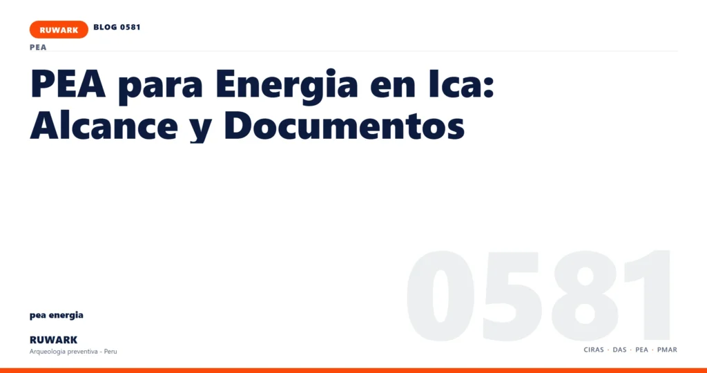 coordenadas - RUWARK arqueologia preventiva Peru