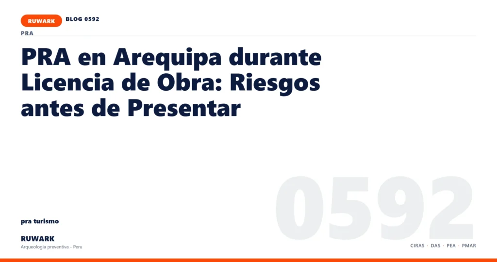 hallazgo - RUWARK arqueologia preventiva Peru