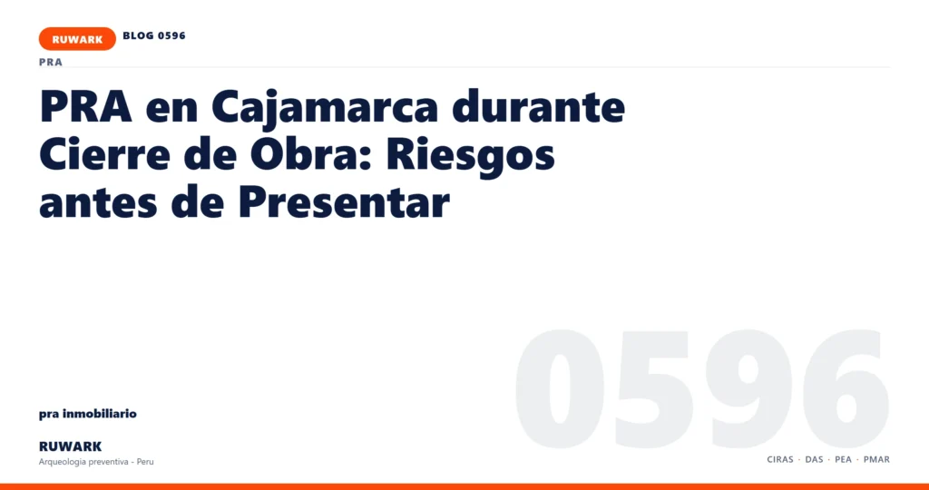 registro - RUWARK arqueologia preventiva Peru