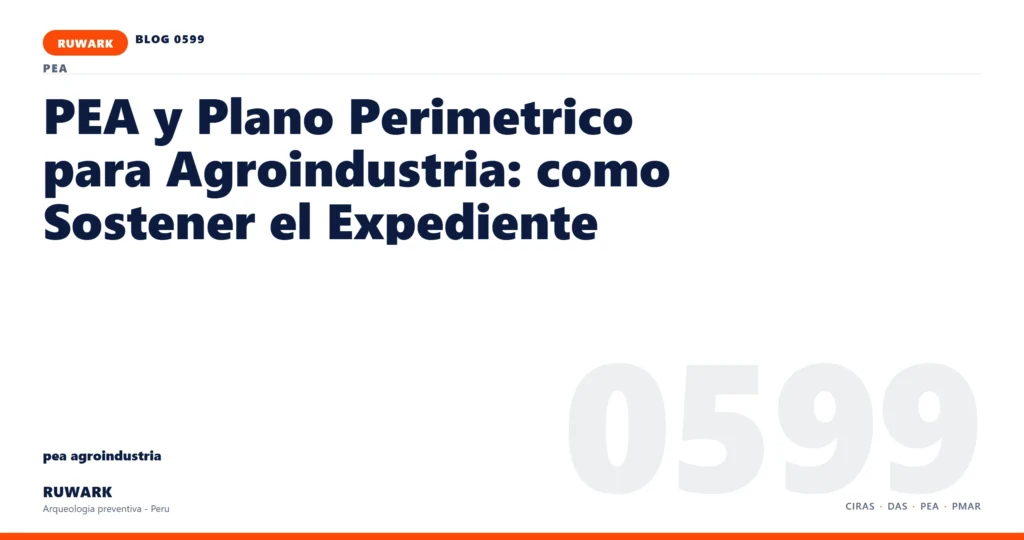actas - RUWARK arqueologia preventiva Peru