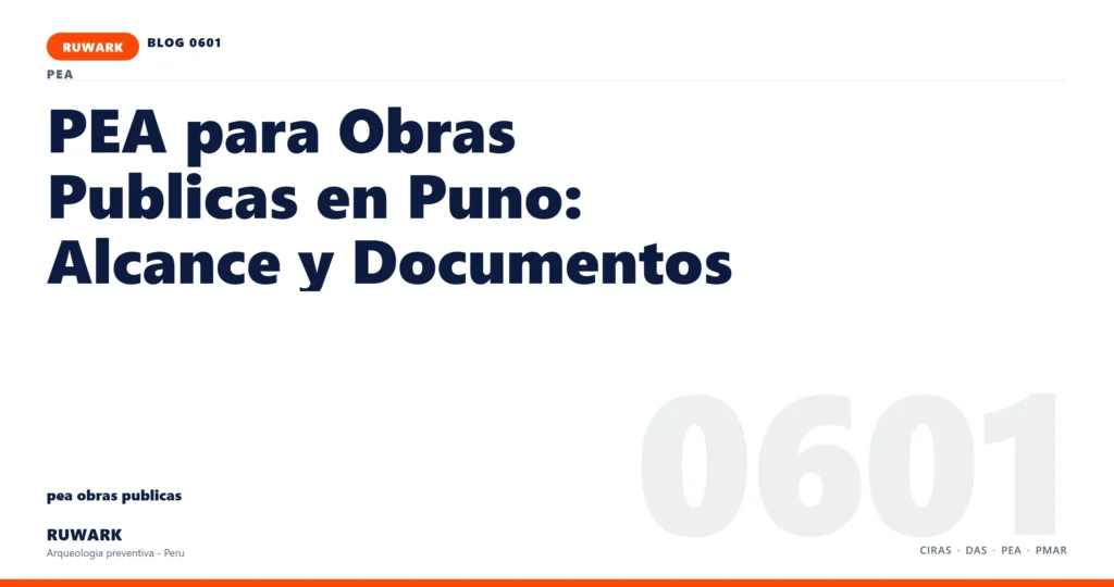 coordenadas - RUWARK arqueologia preventiva Peru