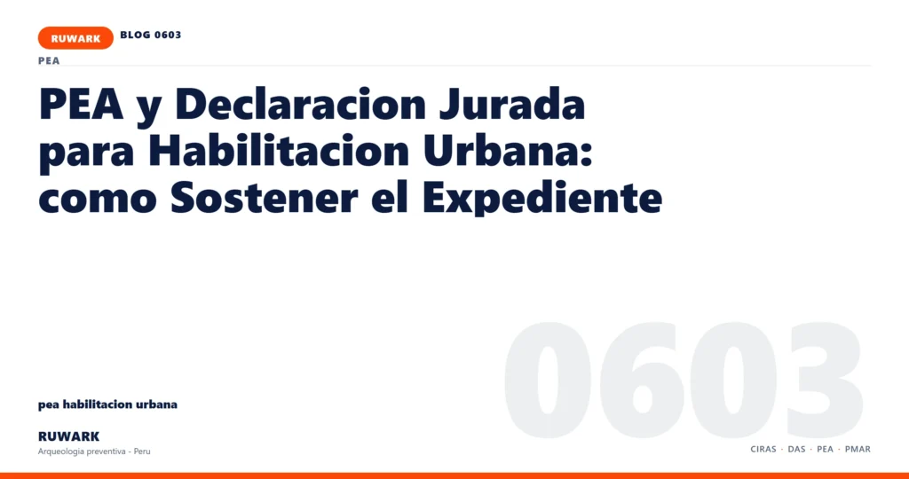 infraestructura - RUWARK arqueologia preventiva Peru