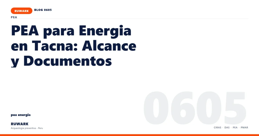 frentes - RUWARK arqueologia preventiva Peru