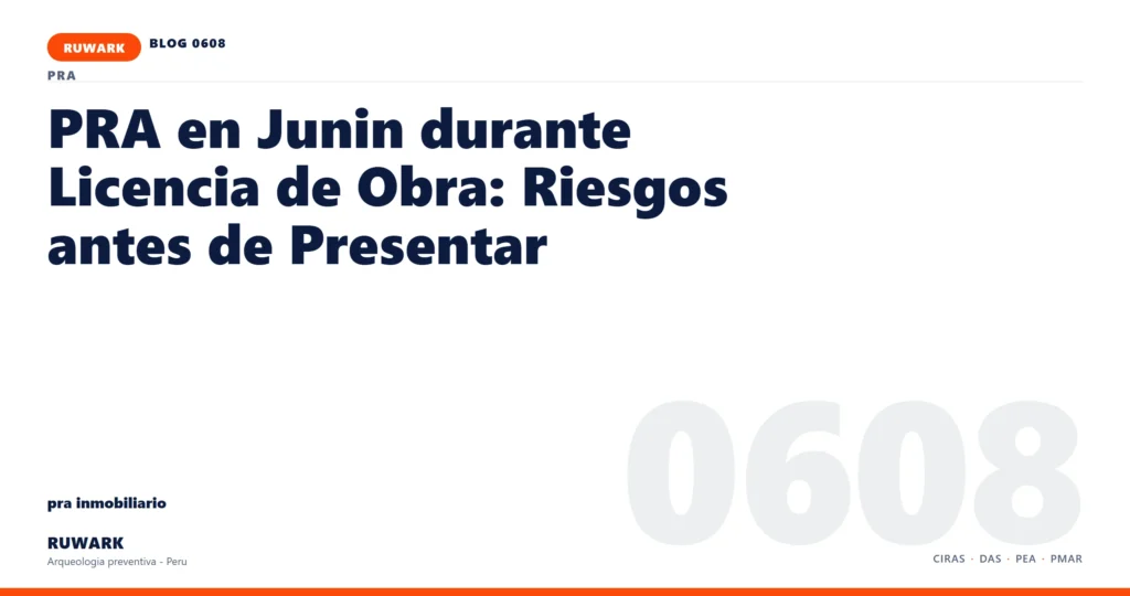 riesgo - RUWARK arqueologia preventiva Peru