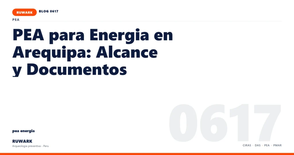 categoria - RUWARK arqueologia preventiva Peru