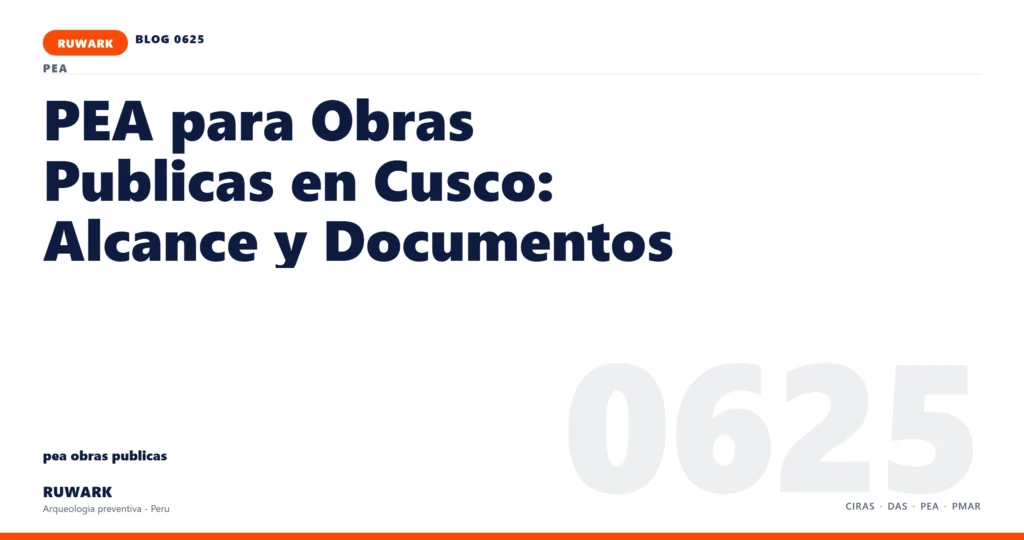 frentes - RUWARK arqueologia preventiva Peru