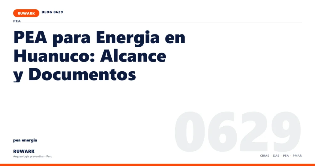 zona - RUWARK arqueologia preventiva Peru