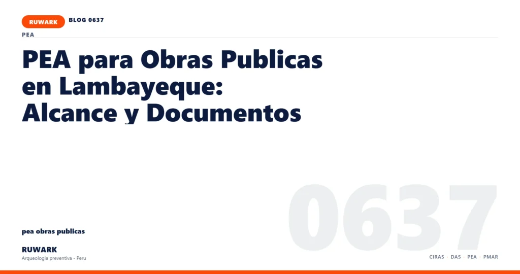 categoria - RUWARK arqueologia preventiva Peru