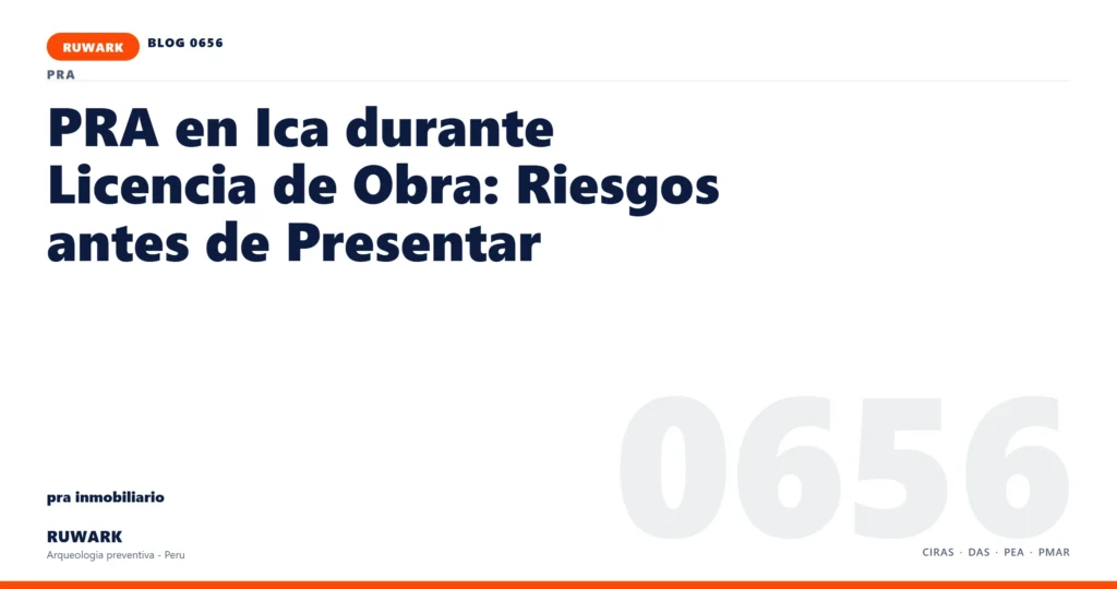 registro - RUWARK arqueologia preventiva Peru
