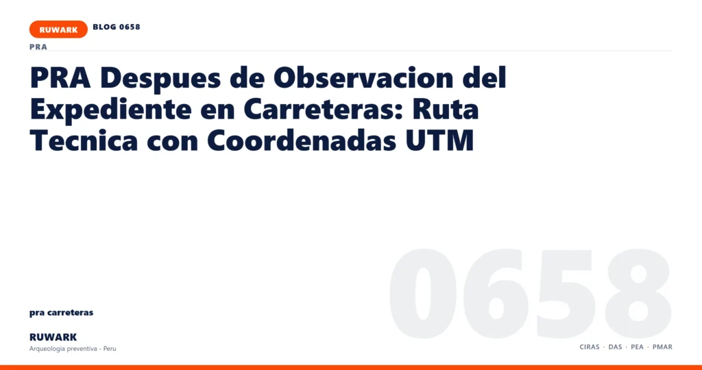 observacion - RUWARK arqueologia preventiva Peru