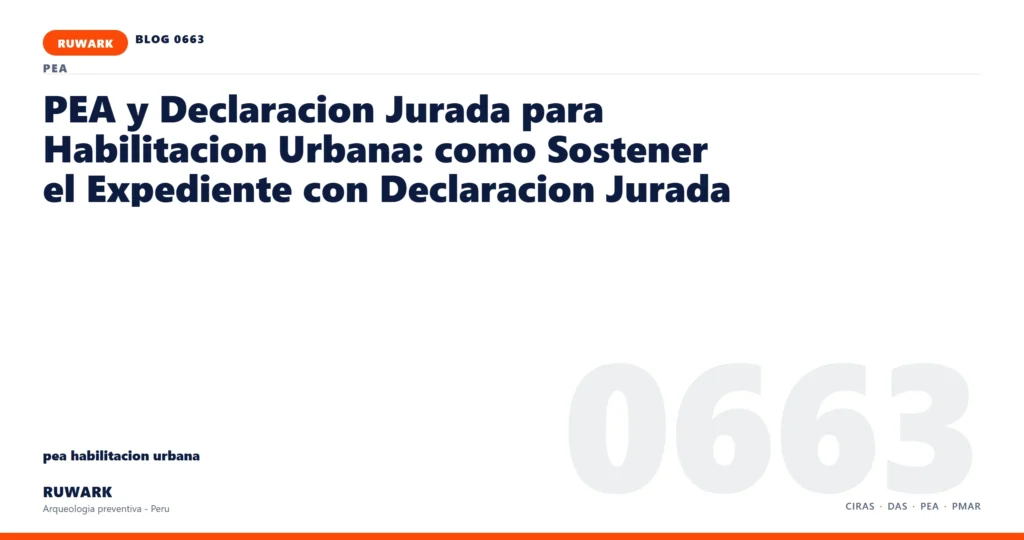 infraestructura - RUWARK arqueologia preventiva Peru