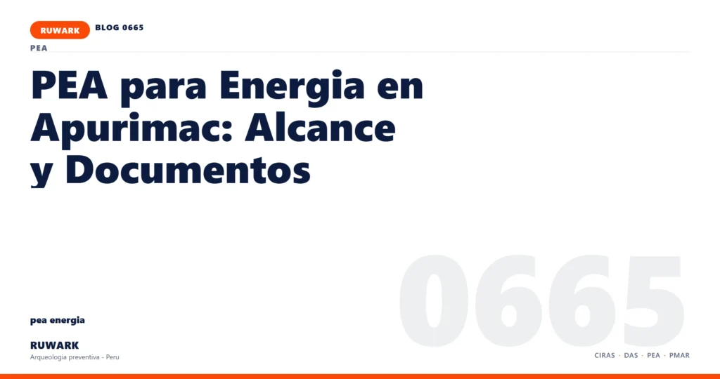 frentes - RUWARK arqueologia preventiva Peru