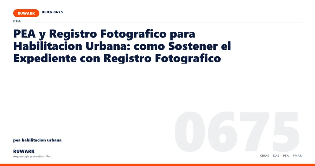 obra - RUWARK arqueologia preventiva Peru