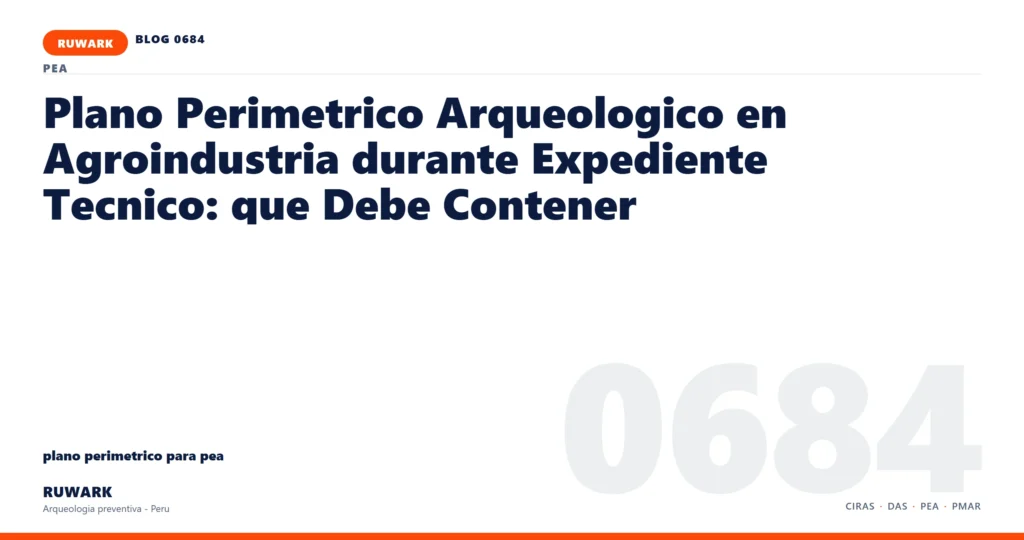 observacion - RUWARK arqueologia preventiva Peru