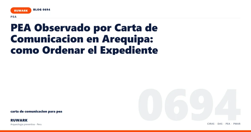 falta - RUWARK arqueologia preventiva Peru