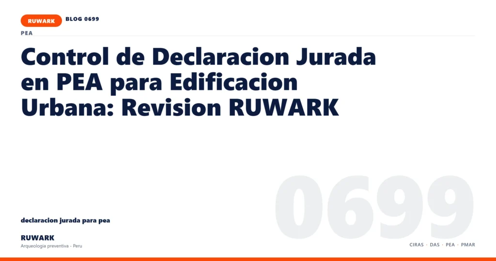 memoria - RUWARK arqueologia preventiva Peru