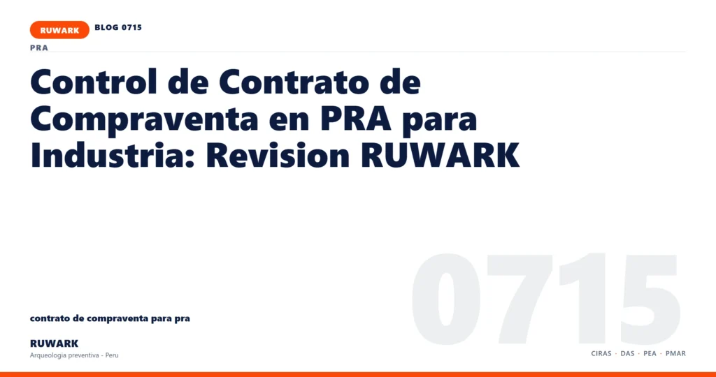 coordenadas - RUWARK arqueologia preventiva Peru