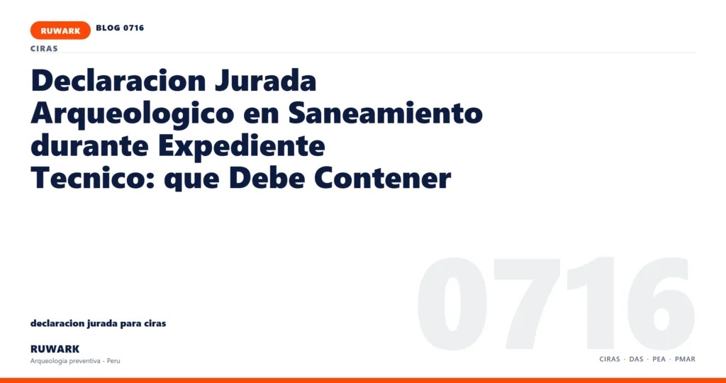 falta - RUWARK arqueologia preventiva Peru