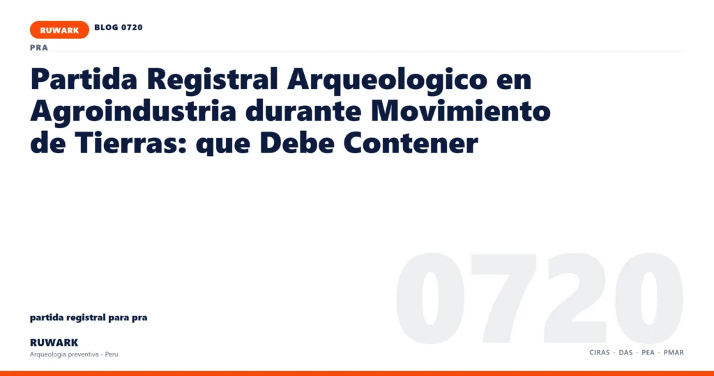 observacion - RUWARK arqueologia preventiva Peru