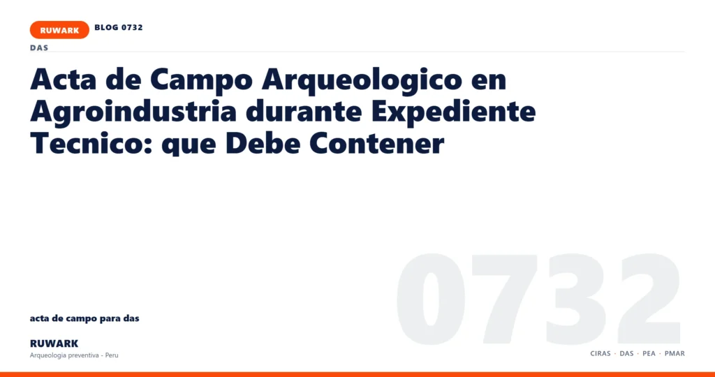 observacion - RUWARK arqueologia preventiva Peru