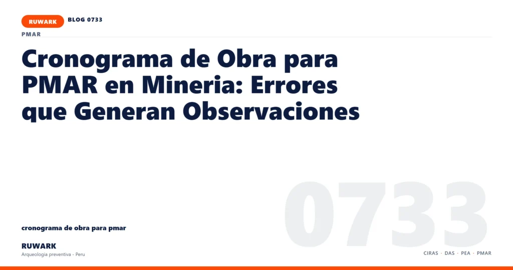 plano - RUWARK arqueologia preventiva Peru