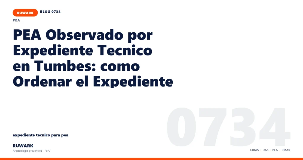plano - RUWARK arqueologia preventiva Peru