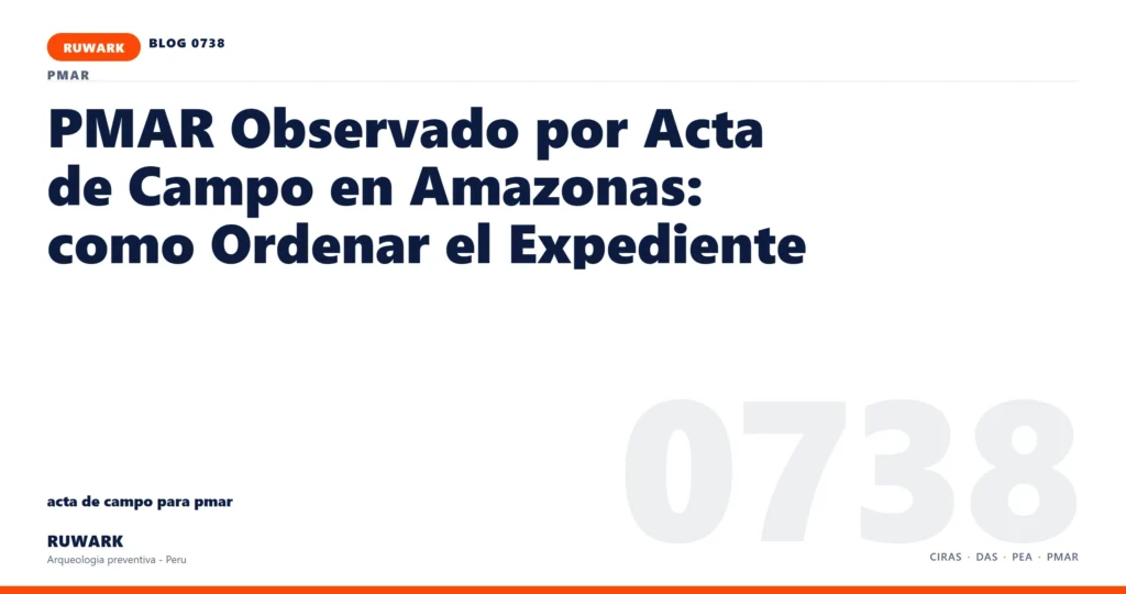 coordenadas - RUWARK arqueologia preventiva Peru