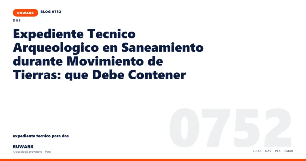 plano - RUWARK arqueologia preventiva Peru