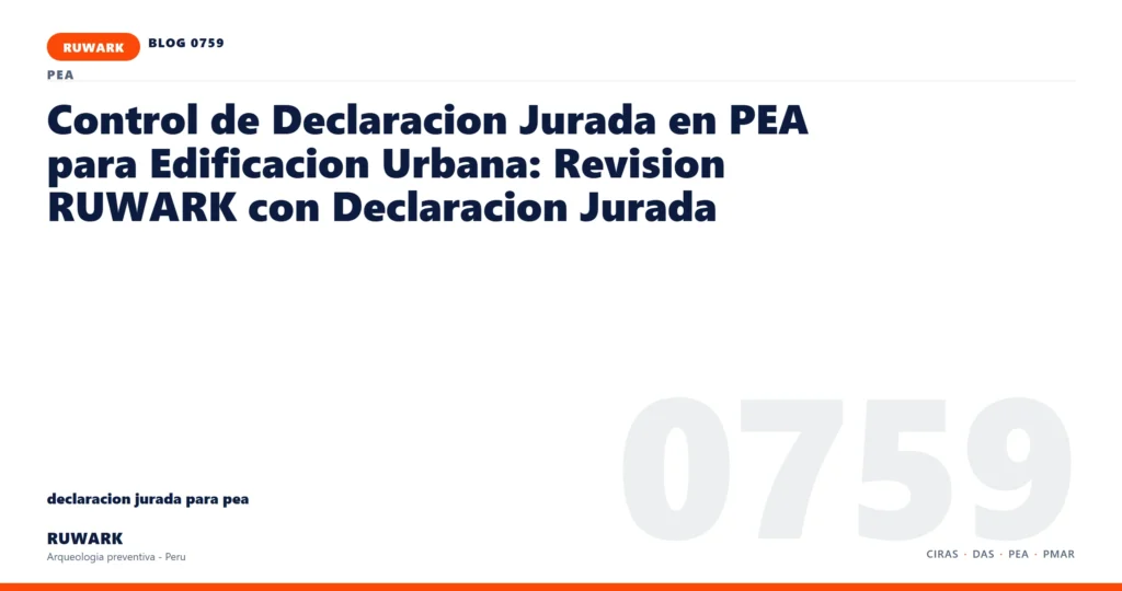 memoria - RUWARK arqueologia preventiva Peru
