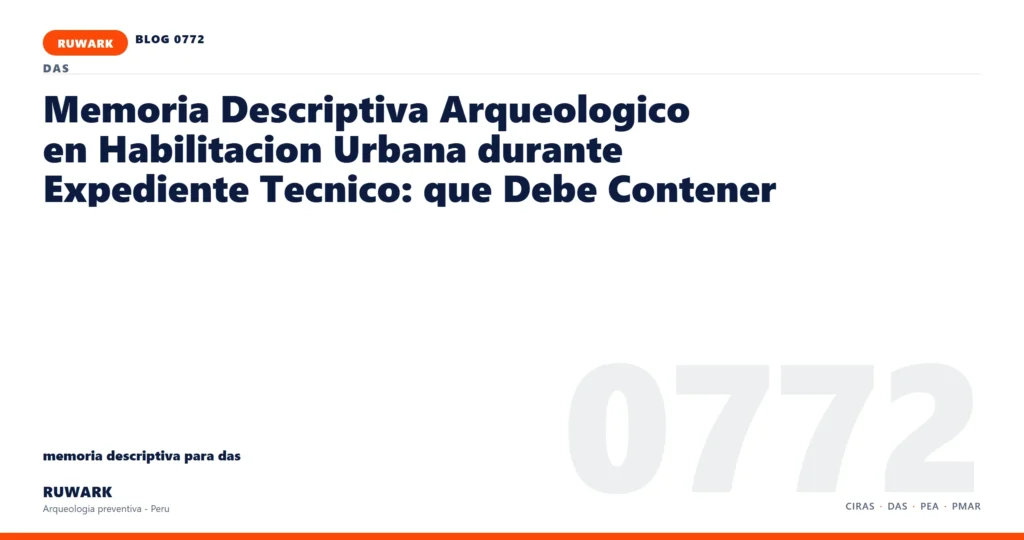 falta - RUWARK arqueologia preventiva Peru