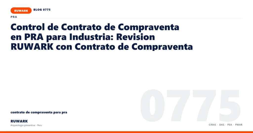 coordenadas - RUWARK arqueologia preventiva Peru