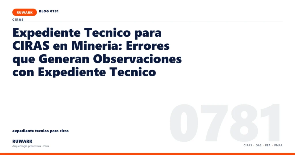 memoria - RUWARK arqueologia preventiva Peru