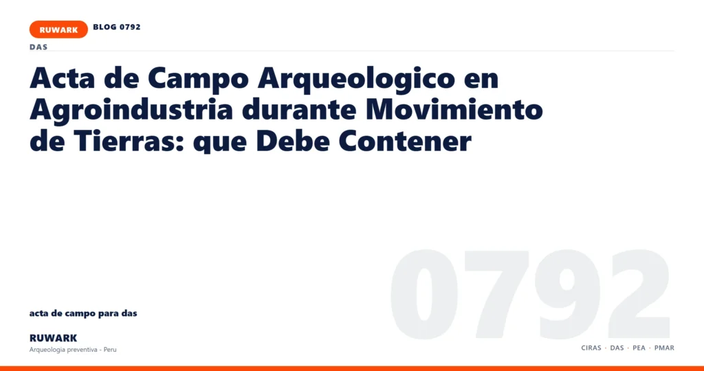 observacion - RUWARK arqueologia preventiva Peru