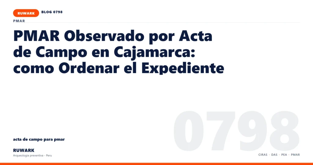 coordenadas - RUWARK arqueologia preventiva Peru