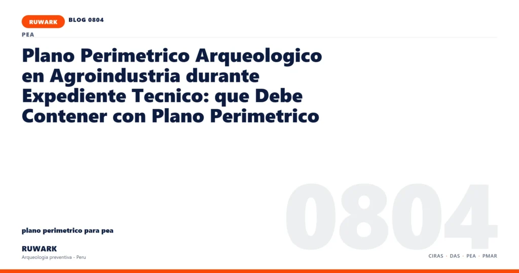 observacion - RUWARK arqueologia preventiva Peru